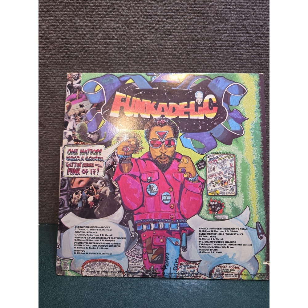 Funkadelic One Nation Under a Groove Vinyl LP 1978 BSK 3209 w/ Bonus 7" EP